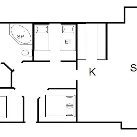 Hébergement de vacances Bright With Covered Terrace-by Traum
