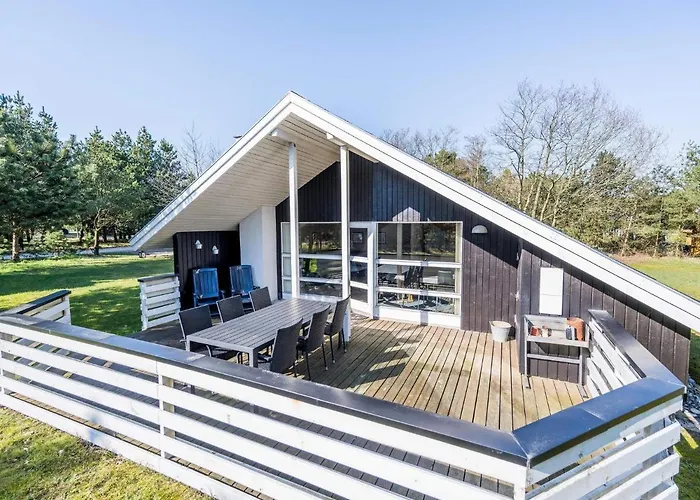 Bright With Covered Terrace-by Traum Nørre Nebel